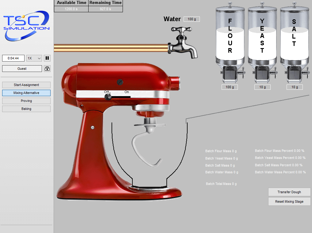 1130 Bread Maker Simulation