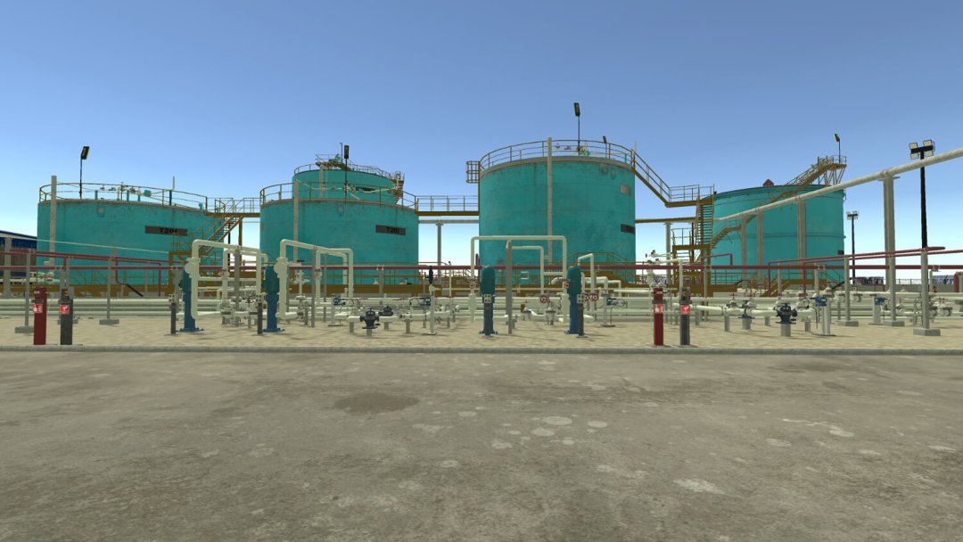 3D Tank Farm Simulation